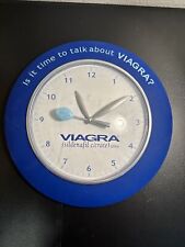 Pfizer Is It Time To Start Thinking About Viagra? 12 Inch Wall Clock Man Cave picture