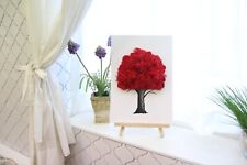 Moss Tree Tabletop Frame Decoration with Preserved Moss - RED picture