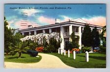 Bradenton FL-Florida, Gamble Mansion, Antique, Vintage c1963 Souvenir Postcard picture