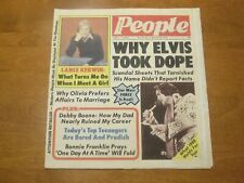 1978 JANUARY 29 MODERN PEOPLE NEWSPAPER - WHY ELVIS PRESLEY TOOK DOPE - NP 4759 picture