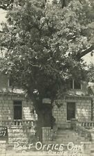 COUNCIL GROVE KS POST OFFICE OAK 1940's POSTCARD RPPC Postal History picture