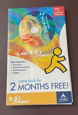 America Online AOL 9.0 Optimized Internet Installation CD Disk New In Box SEALED picture