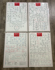 4 McCoy College Science Biology Metabolism Chart Map Schematic Poster 33x22 Set picture