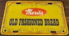 Merita Old Fashioned Bread Booster License Plate Birmingham AL Highland Bakery picture