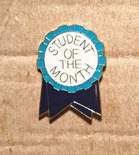 Student Of the month Ribbon Lapel Pinback picture