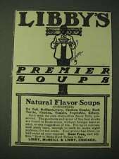 1900 Libby's Premier Soups Ad - Natural Flavor Soups picture