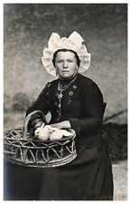 Woman in Dove Costume, Vintage Print, ca.1900 Vintage Print Tira picture