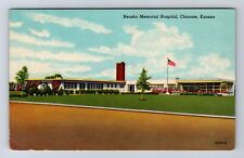 Chanute KS-Kansas, Neosho Memorial Hospital, Antique, Vintage Postcard picture