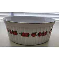 VINTAGE SHAFFORD STRAWBERRY PATCH CASSEROLE/SOUFFLE DISH picture