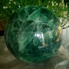 27.5LB TOP Natural fluorite quartz ball hand carved crystal sphere healing picture