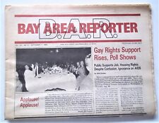 Bay Area Reporter September 11, 1986 Newspaper AIDS 