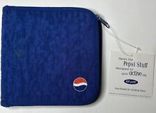 NEW Vintage 90's PEPSI Stuff Blue 24 Disc Cd Wallet Mail-Away Points Promo NWT picture