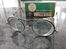 willson safety spectacles glasses F350 C bridge steam punk SG215 picture
