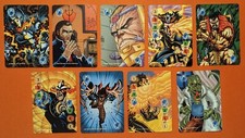 Marvel OVERPOWER IQ POWER CARD LOT (9) 1-6 Intellect 1-3 Multipower picture