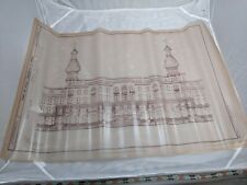 Vintage Blueprint Original Architectural University of Tampa Tampa Hotel  picture