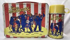 VINTAGE COLLECTIBLE 1971 HARLEM GLOBETROTTERS METAL LUNCHBOX KIT W/ THERMOS picture