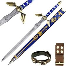 Legend of Zelda Sharpened Full Tang Skyward Master Sword with Belt picture