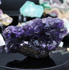 774g Natural Purple Cubic Tanzanite Blue Fluorite Mineral Specimen USA Dealer picture