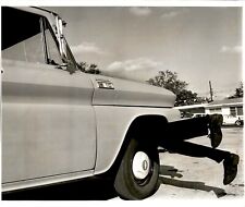 LG925 1966 Original Jeff Joffe Photo CRAZY LEGS HURTS Eye Stopper at Gas Station picture