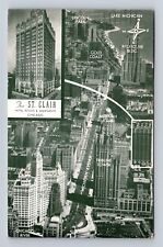 Chicago IL-Illinois, The St Clair, Advertisement, Vintage c1947 Postcard picture
