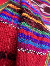Hand Woven Place Mats Tzute Textile Art Guatemala Vintage VTG 16x13” Set of 4 picture