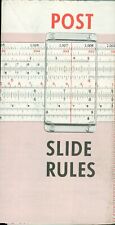 c1950 Frederick Post Slide Rule Box Insert How To Use Mathematics Vintage Ad picture