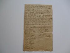 ANTIQUE EARLY AMERICAN DOCUMENT GLOUCESTER COUNTY 1804 PETITIONERS RARE OLD picture