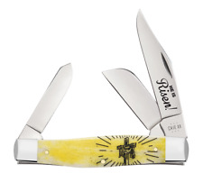 Case XX Knife 'He Is Risen' Large Stockman 10628 Yellow Bone 1/350 Pocket Knives picture