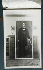 1940s Abraham Lincoln Painting photo signed by artist Nicholas Todoroff RARITY-- picture