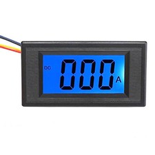 US Stock Blue LCD Digital AMP Current Panel Meter Ammeter DC 20A & Shunt picture