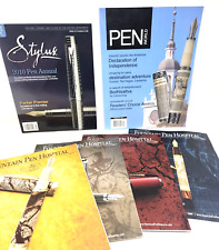 Fountain Pen Hospital, Stylus, Pen World Magazine Lot 2010 - 2020 Annual Catalog picture