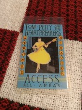 TOM PETTY Heartbreakers All Access Areas Backstage Pass Strange Behavior Tour 90 picture