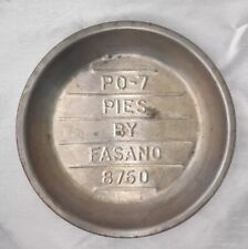 Vintage Pies By Fasano PO 7-8760 Pie Pan Great Patina  picture
