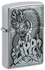 Zippo Design Brushed Chrome Windproof Lighter, 48902 picture