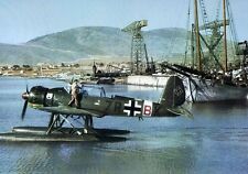 WWII Color Photo Luftwaffe Seaplane Ar 196  WW2 World War Two Germany   / 6024 picture