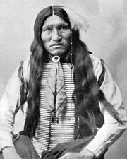 Native American CHIEF KICKING BEAR Glossy 8x10 Photo Oglala Lakota Print Sioux picture