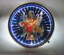 Hindu Spinning Musical Novelty Light w/Mantra Chant Music Psychadelic Strange picture