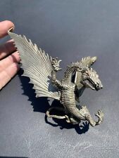Rawcliffe RF 3046 Pewter Dragon Statue Figurine - 5 Inches Tall for D&D etc picture
