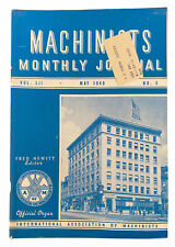 International Association of Machinists Monthly Journal Magazine May 1940 picture