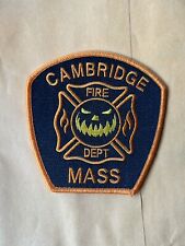 Cambridge MA Fire Department Halloween Patch picture