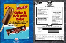 Nestle Rolo Ice Cream Advertising Spec Sheet gmc1 picture
