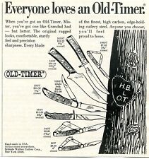 1973 small Print Ad of Schrade Old Timer Pocket Knife 108OT 165OT 8OT 34OT 25OT picture
