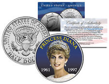 PRINCESS DIANA 1961-1997 * 10th Anniversary * JFK Kennedy Half Dollar U.S. Coin picture