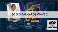 Topps Star Wars Card Trader 2023 BASE PURPLE SERIES 1 1ST 50  tier 7 DAY WAVE 2 picture