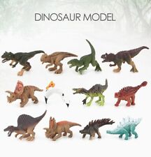 12 pcs Unique Realistic Dinosaur Figures Jurassic Park Dino Toy Assort Lot T-Rex picture
