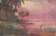 Port Morant Jamaica~Earthquake~Pole Fishing~c1910s TUCK'S Postcard B4474d3 picture
