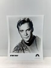 Authentic Star Trek Captain Kirk 8X10 William Shatner Autographed Press Photo picture