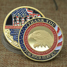Military  Thank You for Your Service Veteran Challenge Coin Commemorative Coin picture