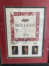 THE BEE GEES signed Framed  Autographed picture