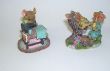 Small Decorative Figurines Mouse Bear Set of Two picture